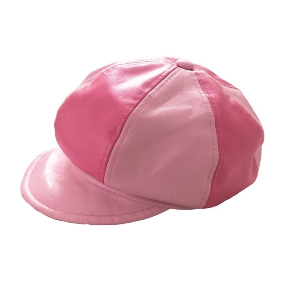 Pink YTK Leather Cap